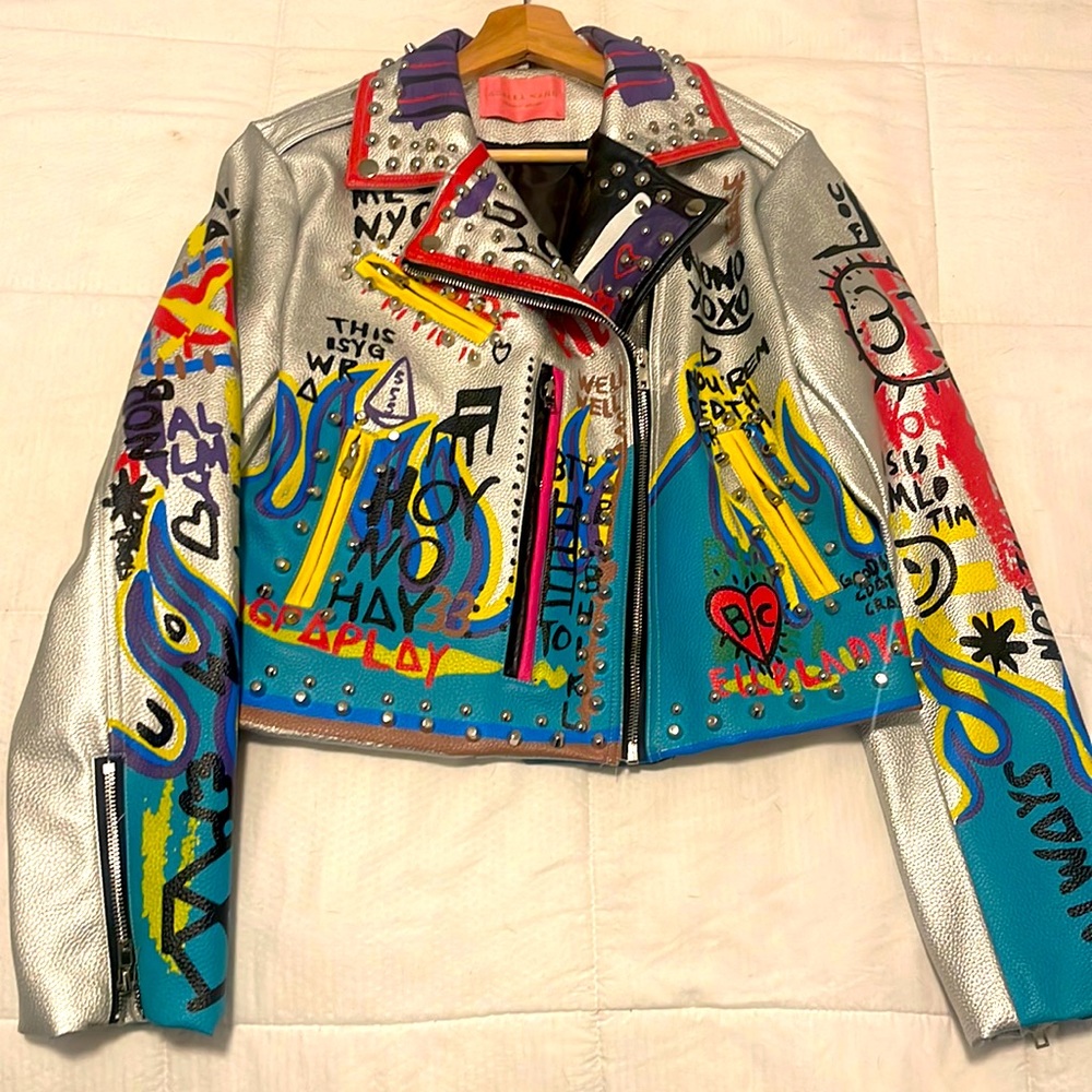 Multicolor Jacket, Azalea wang , L with studs!